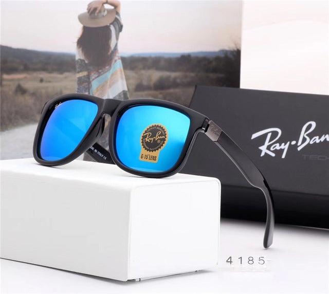 2018 Summer Original RayBan Outdoor Glassess,Hiking Eyewear RayBan RB4185 Men/Women Retro Comfortable UV Protection Sunglasses
