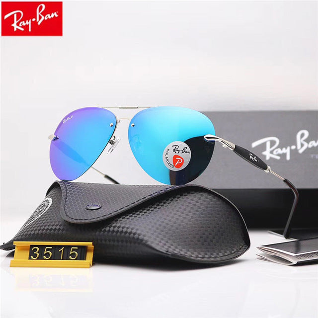 2018 New Styles RayBan Outdoor Glassess,High Quality RayBan Glasses Men/Women Retro Comfortable Sunglasses RB3515 Hiking Eyewear