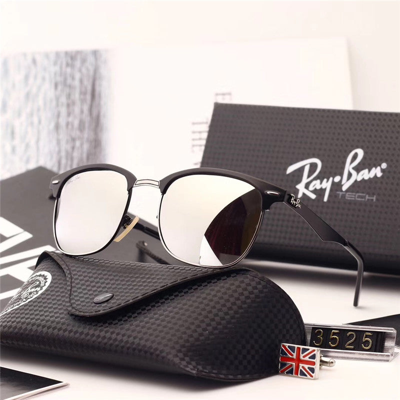 RayBan UV Protection Outdoor Sunglassess,RayBan Glasses Men/Women Retro Comfortable Sunglasses RB3525 Hiking Eyewear