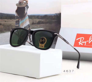 2018 Summer Original RayBan Outdoor Glassess,Hiking Eyewear RayBan Men/Women Retro Comfortable RB4637 UV Protection Sunglasses