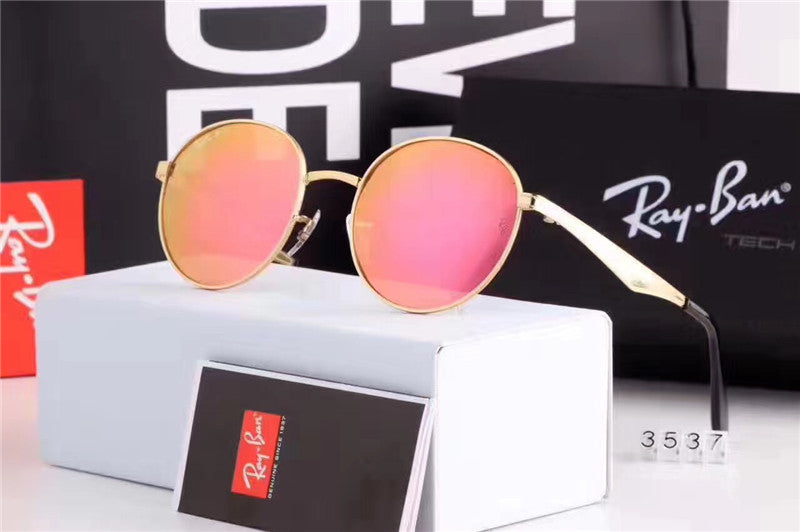 RayBan UV Protection Outdoor Sunglassess,RayBan Glasses Men/Women Retro Comfortable Sunglasses RB3537 Hiking Eyewear
