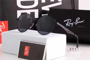 RayBan UV Protection Outdoor Sunglassess,RayBan Glasses Men/Women Retro Comfortable Sunglasses RB3537 Hiking Eyewear